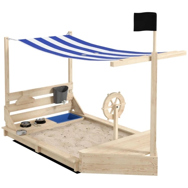 Rootz Sandbox - Merirosvolaivan hiekkalaatikko - Leikkikeittiöse