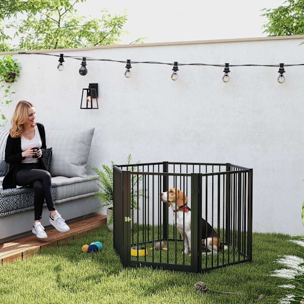Rootz Puppy Run Dog Spout - Valphölje - Foldbart hundstaket - Versatile & Portable - 240cm x 60 cm x 76 cm