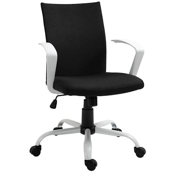 Rootz Kontorstol - Skrivebordsstol - Computerstol - Hjemmekontorstol - Sort - 61 x 61 x 89-99 cm