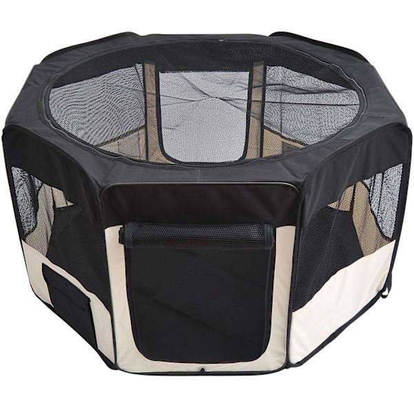 Rootz Puppy Run Outdoor Shelter - Sort, Hvid - Stof, Stål - 20,08 cm x 25,59 cm x 2,76 cm