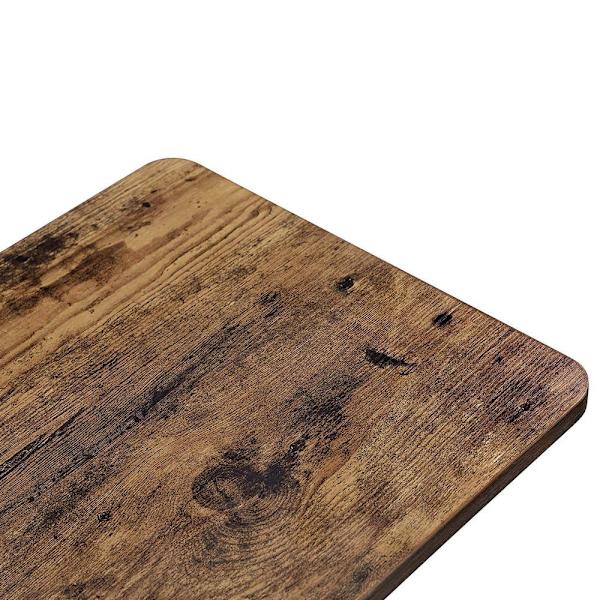 Rootz Serveringsbord - Industrielt design Serveringsbord på hjul - Træserveringsbord - Sammenklappeligt serveringsbord - Stilfuld serveringskonsol - M