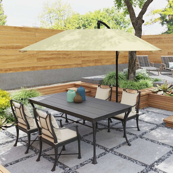 Rootz Traffic Lights Parasol - Patio paraply - Udendørs skygge - Vandtæt krumtap - 304 cm x 260 cm x 245 cm