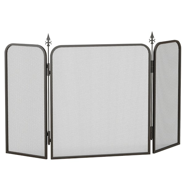 Rootz Fireplace Spark Guard - Brandskärm - Härdskydd - Garanterar säkerhet - 96W x 1,3D x 56H cm