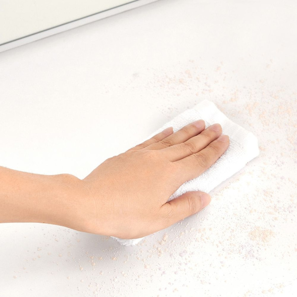 Rootz Toiletbord - Med spejl og glødepærer - Makeup Toiletbord - Oplyst spejlkommode - Kosmetisk vaskebord - Spånplade - Melaminbelægning - Hvid - 80