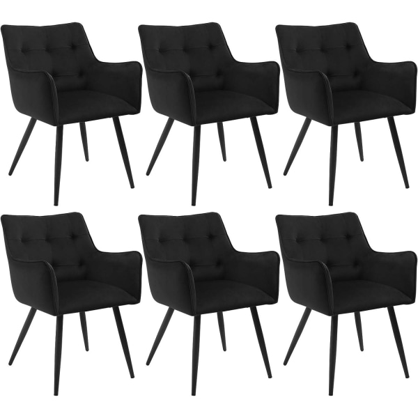 Rootz Velvet Dining Chair Set - Eleganta stolar - Bekväma sittpl
