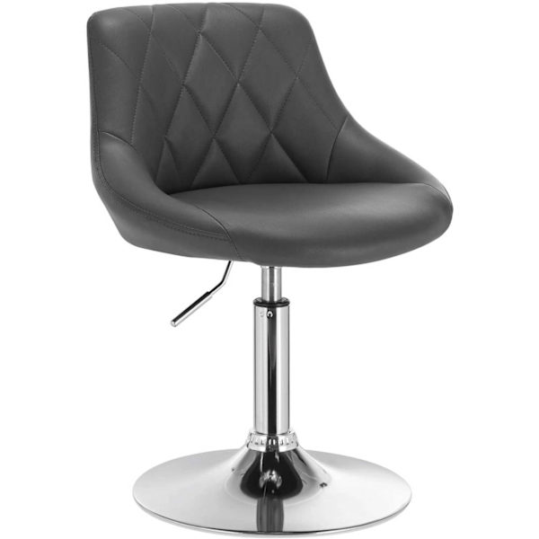 Rootz Set med 2 barstolar - Bänkstolar - Justerbara snurrstolar - Bekväma och ergonomiska - Robust och säker - Enkelt underhåll - Imiterat läder - 47c