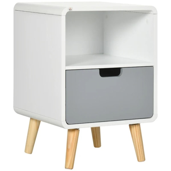 Rootz Sängbord - Nattduksbord - Skandinavisk Design - Stor låda