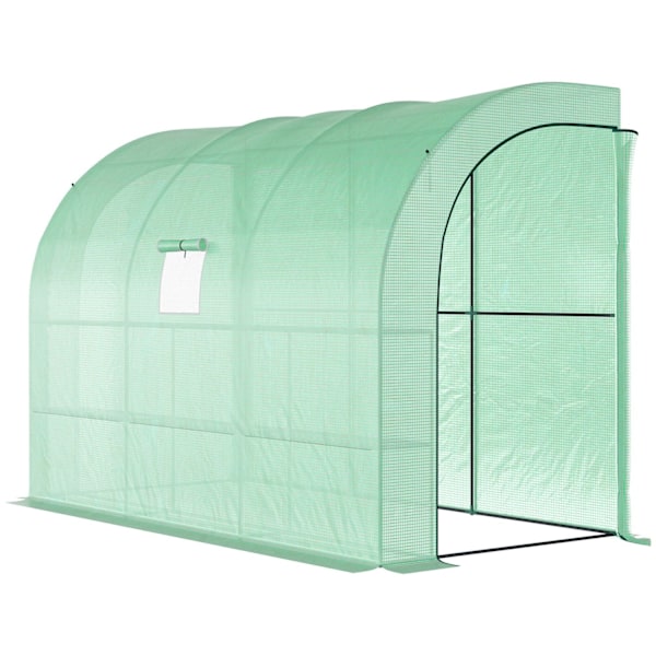 Rootz Garden Greenhouse - Film Greenhouse - Tomato House - UV Resistant - 3 Tiers - 300cm x 150 cm x 213 cm