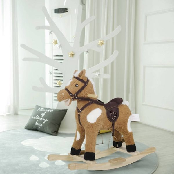 Rootz gunghäst - Toddler Rocker - Ridleksak för barn - Förbättrad säkerhet, interaktiva ljudeffekter, bekväm design - 78 cm x 65 cm x 28 cm
