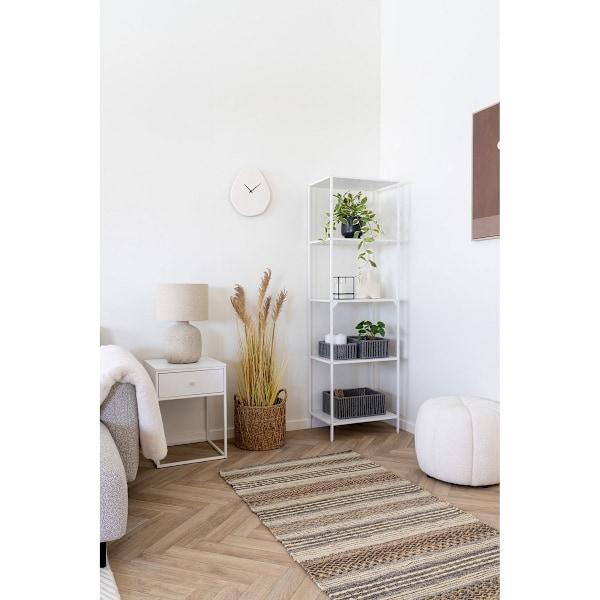 Rootz -keraaminen pöytävalaisin - vaaleanruskea - beige -lamppu - 150 cm: n johto - tyylikäs valaistus - 30 cm x 30 cm x 46,5 cm