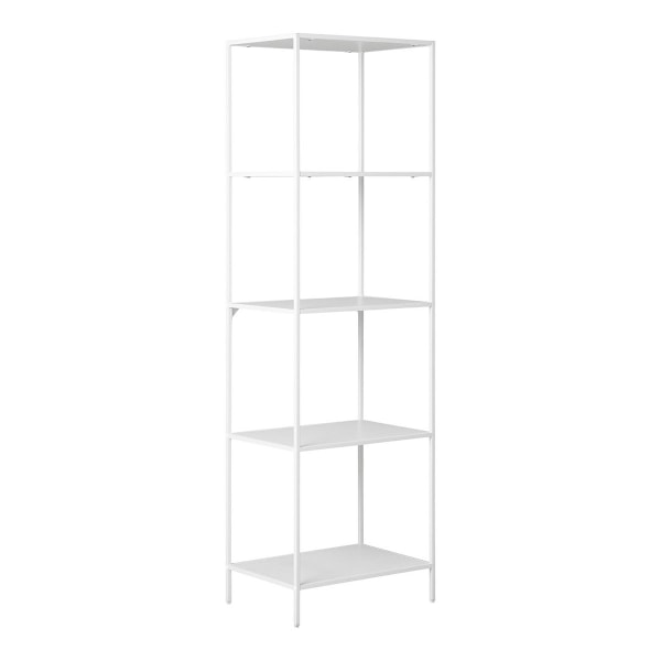 Rootz Vitan hylly - Metalli 5 -tason kirjahylly - Storage Unit - Modern Elegance - 51 cm x 35cm x 170 cm