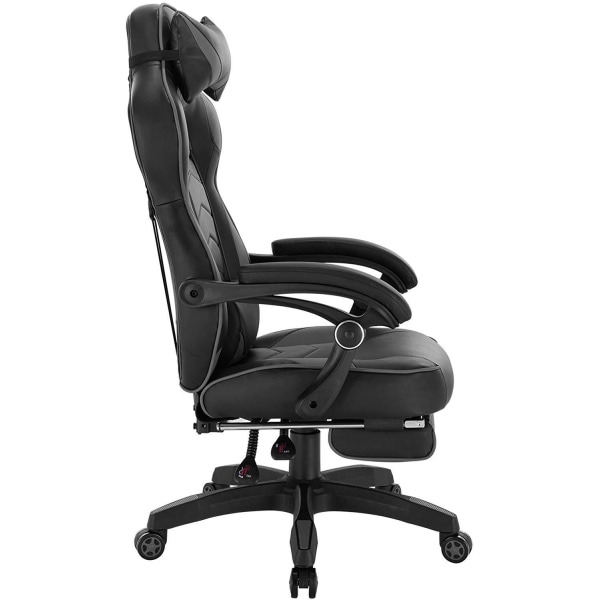 Rootz Ultimate Gaming Chair - Ergonomisk kontorstol - Justerbar computerstol - High-Density Foam Support - Justerbar højde 121cm-128cm - Sæde 56cm x 4