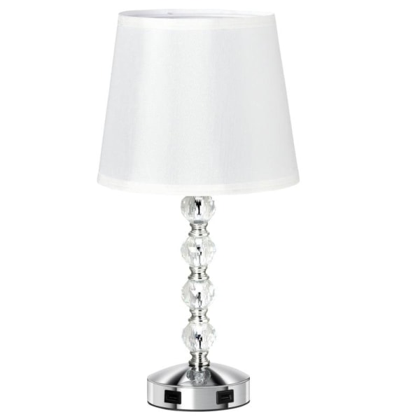 Rootz-pöytälamppu - Kangas lampunvarjostin - Kosketusanturi - US