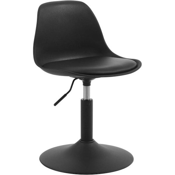 Rootz Barstol - Taburetsæt - Roterende sæde - Justerbar højde - PU-materiale - Elegant design - 41cm x 61-73cm x 39cm