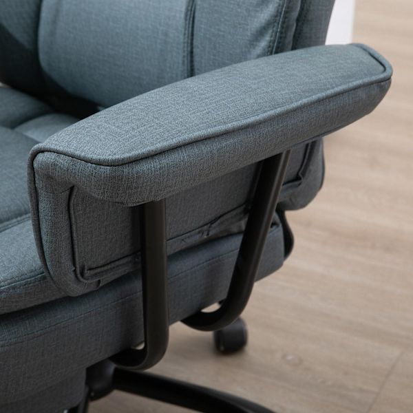 Rootz Executive Chair - Grijs - Staal, Mdf, Foam - 26,77 cm x 31,5 cm x 49,6 cm