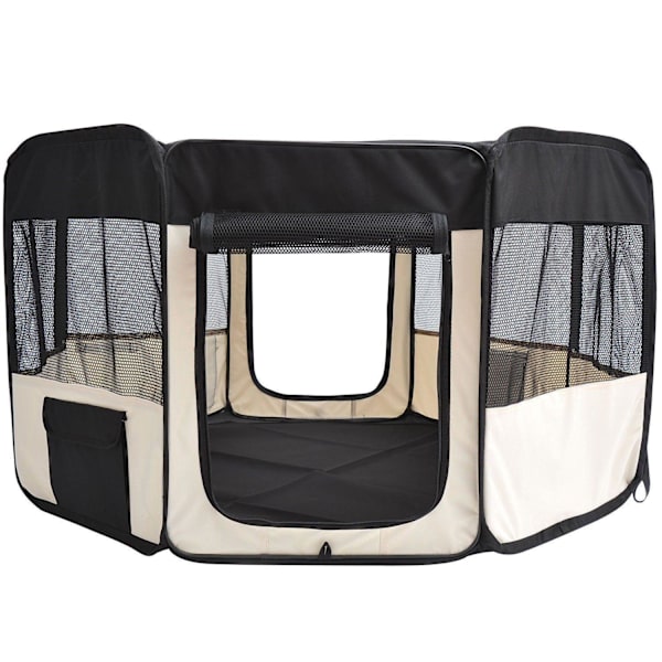 Rootz Puppy Run Outdoor Shelter - Sort, Hvid - Stof, Stål - 20,08 cm x 25,59 cm x 2,76 cm