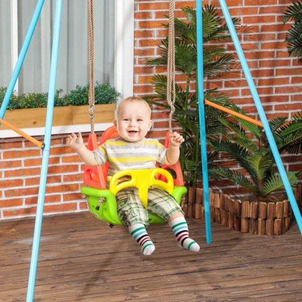 Rootz 3-in-1 Baby Swing - Lasten keinu - Turvavyö - Pituussäädet