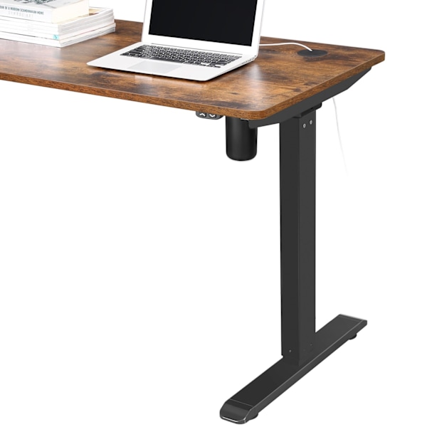 Rootz elektrisk höjdjusterbar bordsram - Ståbord - Sit Stand-skrivbord - Motoriserat skrivbord - Fjärrkontroll - (115-147) x 60 x (71-112) cm