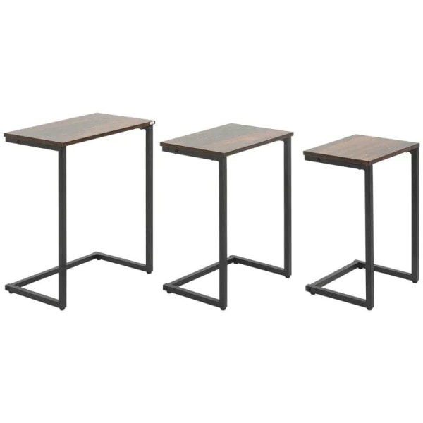 Rootz-sivupöytä - Sisäkkäiset pöydät - 3 sivupöydän sarja - Sohv