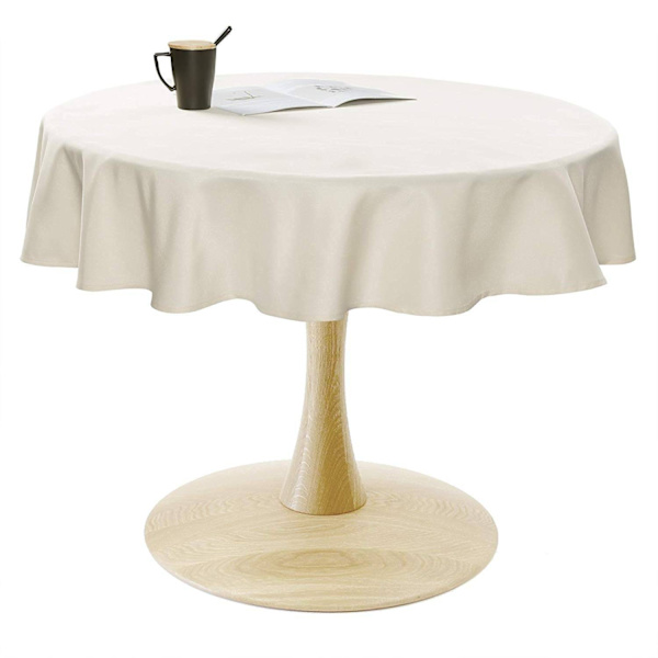 Rootz rektangelduk - Vattentät bordsöverdrag - Polyester - Skrynkelfri - Lättskött - 100 cm x 140 cm - Champagne - Mat, picknick, flera tillfällen