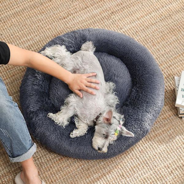 Rootz Hundeseng - Blødt polstret Hundeseng - Sovesofa Hundeseng - Hunderundseng - Kæledyrsseng - Katteseng - Transportabel Hundeseng - Kæledyrssovesen