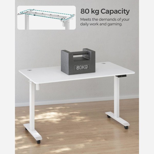 Rootz elektrisk bordstativ - Skrivebordsramme - Højdejusterbar s