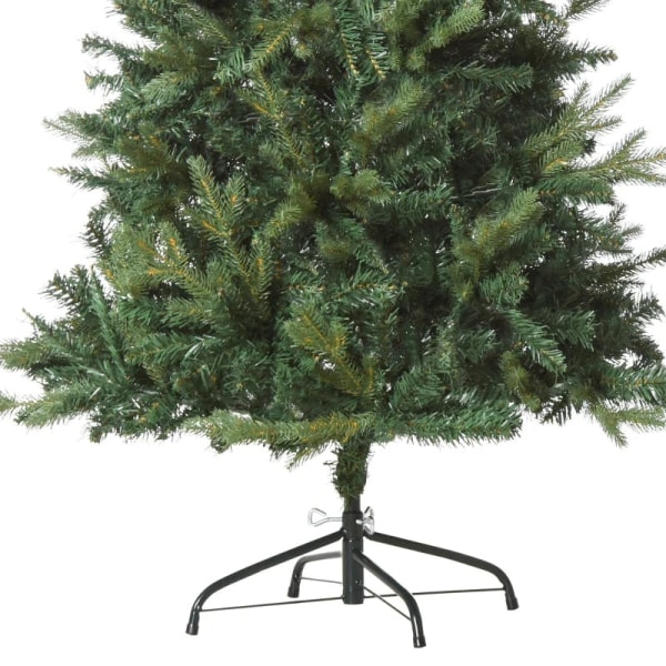 Rootz juletræ - 1,5 M kunstig gran - træ 946 grene - smuk naturlig form - metalbund - PVC - Grøn - Ø95 x 150H cm