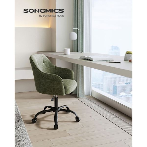 Rootz Swivel Chair - Gaming Chair - Rullande fåtölj - Bekväm sittplats - 69cm x 65cm x 83-93cm