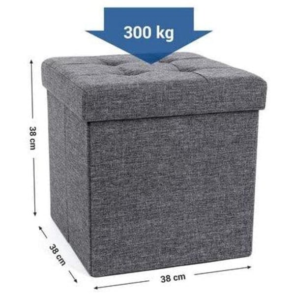 Rootz Hocker - Hocker Säilytystilalla - Hockers - Hockers ja Jalkarattaat - Tummanharmaa