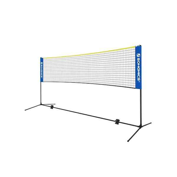 Rootz Badminton Bar Set - Utomhusspelset - Portabelt sportset - Stålstänger - PE Mesh - Oxford-tyg - Justerbar höjd - Lättvikt - Enkel montering - 400