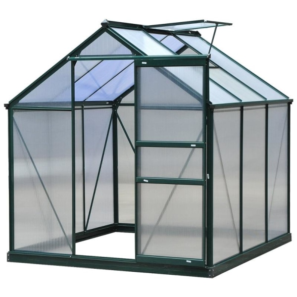 Rootz Greenhouse - Minikasvihuone - Kattoikkunalla - Liukuovi -