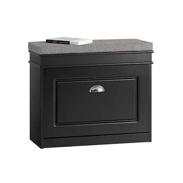 Rootz skoskabsbænk - skovælger - skobeholder - kompakt design - alsidig opbevaring - komfortabel siddeplads - 61 cm x 51 cm x 24 cm