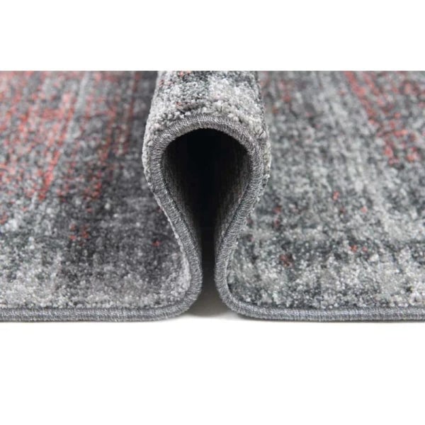 Rootz tæppe - kortluvet tæppe - med et broget mønster - tæppepud