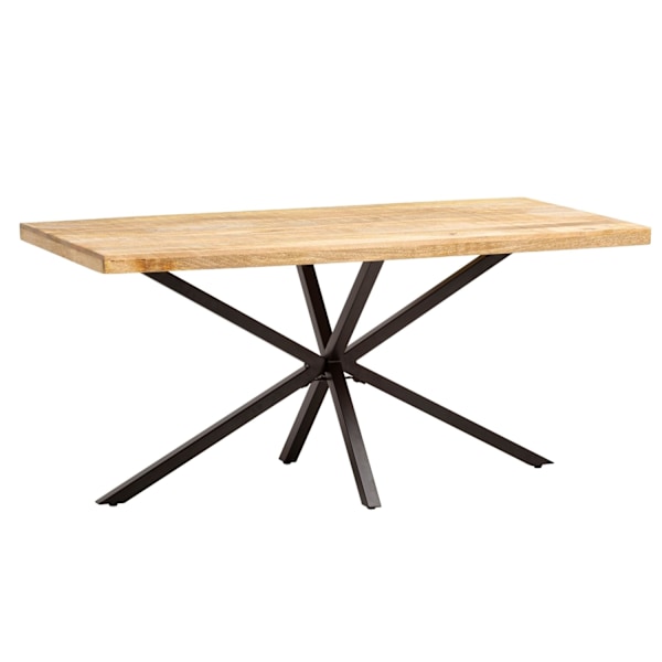 Rootz Massive Dining Room Table - Teollisuuspöytä - Suorakulmainen pöytä - Käsintehty ainutlaatuisuus - 160 cm x 80 cm x 76cm