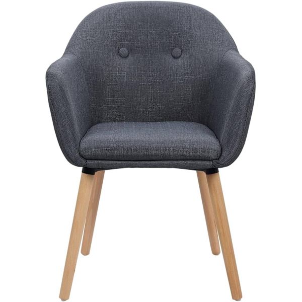 Rootz Ergonomic ruokapöydän tuolisarja - Mukavat tuolit - Tyylikäs istuin - Kestävä rakenne - Pellavaverhoilu - 40 cm x 40 cm x 82 cm