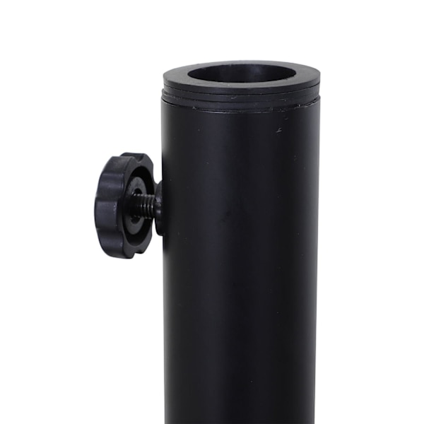 Rootz Parasol Stand Paraply Holder - Sort - Metal - 17,71 cm x 17,71 cm x 15,35 cm