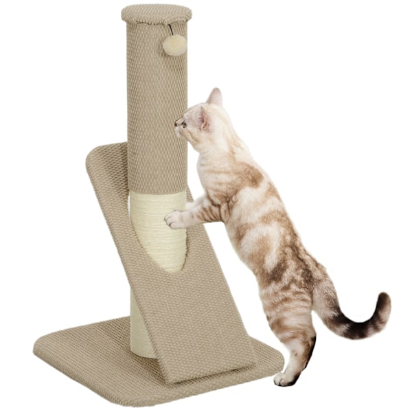 Rootz Cat Scratching Post - Aktivitetscenter - Möbelskydd - Solid Chipboard - 48 cm x 48 cm x 84 cm