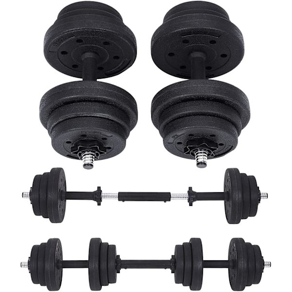 Rootz hållarset - vikter - hållare - konditionsträning - Svart - 4 x 2,5 kg - 4 x 1,25 kg - 4 x 1 kg