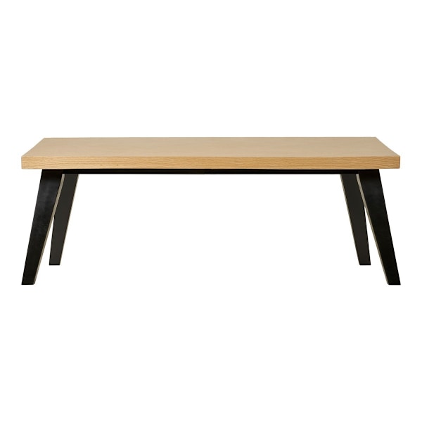 Rootz soffbord - ek Veneer Table - SerringBone Mönsterbord - Stylish Design - 60 cm x 120 cm x 42 cm