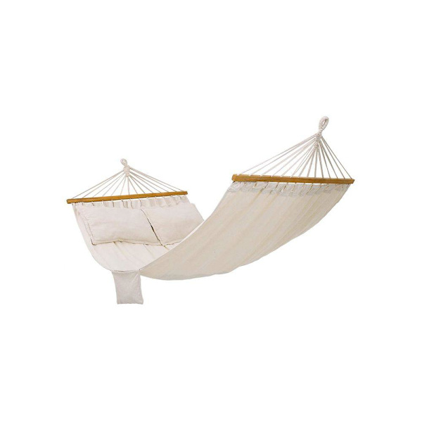 Rootz Hammock - Stick Hammock - Hängmatta med 2 kuddar - Bärbar hängmatta - Lättviktshängmatta - Utomhushängmatta - Campinghängmatta - Dubbel hängmatt