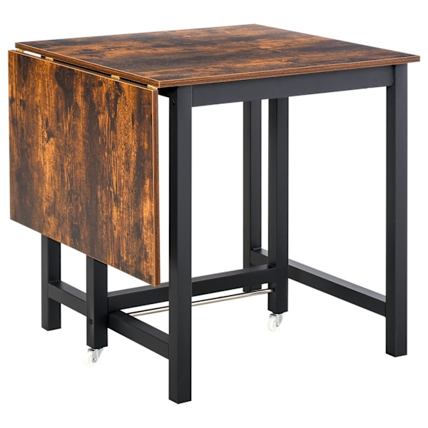 Rootz folding matbord - Industriellt bord - Space Saving Table - expanderar enkelt - 118 cm x 70 cm x 76,5 cm