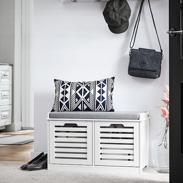 Rootz-kenkäteline - Säilytysteline - Kenkien järjestely - Säädettävät hyllyt - MDF ja PB - 71 cm x 43 cm x 35 cm