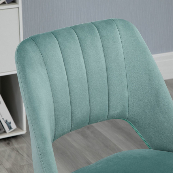 Rootz Højdejusterbar skrivebordsstol - Kontorstol - Ergonomisk stol - 360 ° Rotatabel - Skumkomfort - 49 x 60 x 79-91 cm
