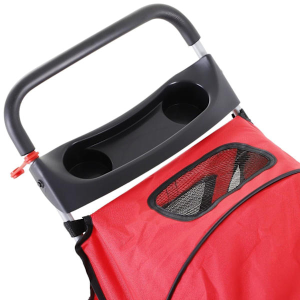 Rootz Hundevogn - Rød - Stof, Nylon', Jern - 29,53 cm x 17,72 cm x 38,19 cm