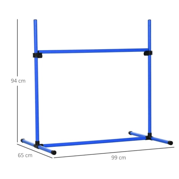 Rootz Dog Hurdle Set - Agility Hurdle Set - Dog Training Set - Dog Training Hurdles - Pet Agility Equipment - Dog Jumping Set - Hurdle Jumping Kit - B