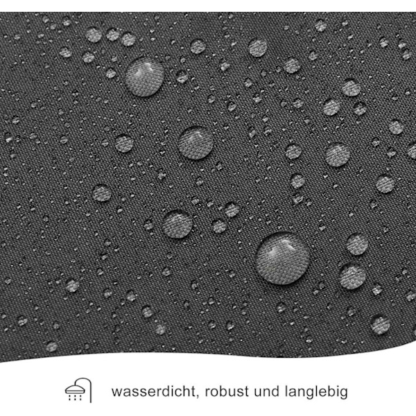 Rootz Duschdraperi - Badkarsgardin i polyester - Vattentätt tyg - Viktad fåll - Enkel installation - Mögelbeständig - 180cm x 200cm