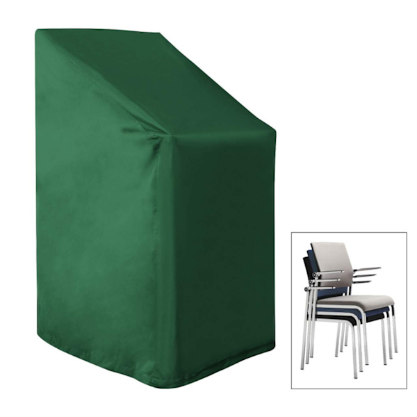 Rootz møbelbetræk - Havebeskyttelsesetui - UV-bestandig - Vejrbestandig - Rivefast PE - Nem at bruge - Grøn - 100g/m² - 110x110x70cm