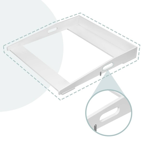 Rootz skötunderlägg - Baby Change - Blöjebyte - MDF - Säkert material - 70cm x 75cm x 10cm