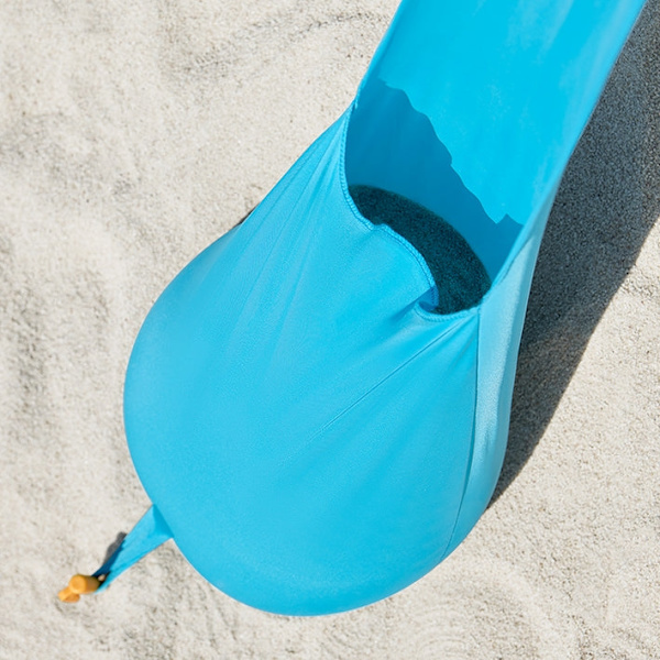 Rootz Beach Shade Sail - Sun Shelter - Sunshade - UPF30+ - 400cm x 400cm x 200cm - Letvægts aluminiumsramme
