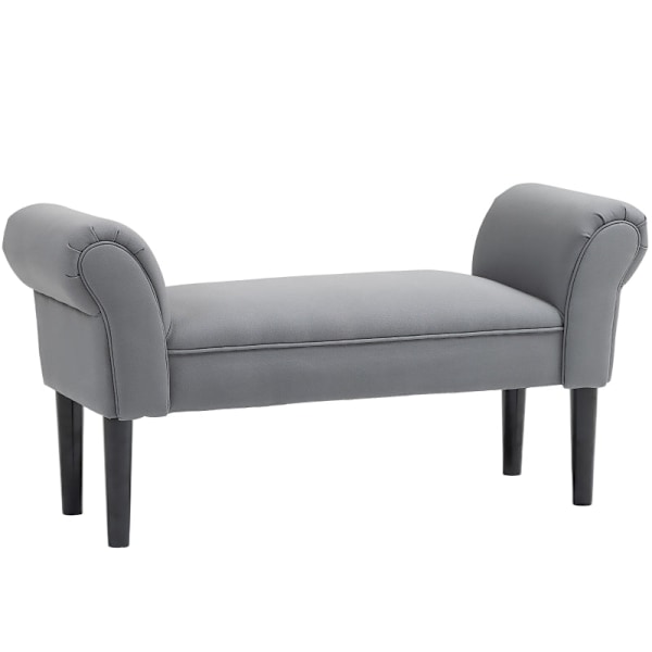 Rootz polstret bænk - Sengebænk - Sædekiste - Komfortabel polstring - 102 cm x 36 cm x 51 cm